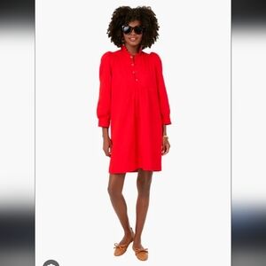 Tuckernuck Pomander Place Red Claiborne Dress